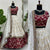 Panetar bridal lehenga white and maroon jacquard lehenga with sequins work wedding wear BharatPlaza