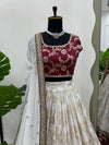 Panetar color lehenga set for bride engagement and reception look BharatPlaza