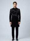 Premium Black Designer Indo-Western for Wedding Guest in Durban | BharatPlaza SIJ7951