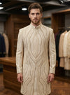 Ivory Royal Prince Indo-Western for Groom in London, UK | BharatPlaza