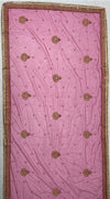 Rani Pink Gadhwal Silk Bridal Lehenga displaying beautiful unstitched heavy blouse fabric for wedding wear | BharatPlaza