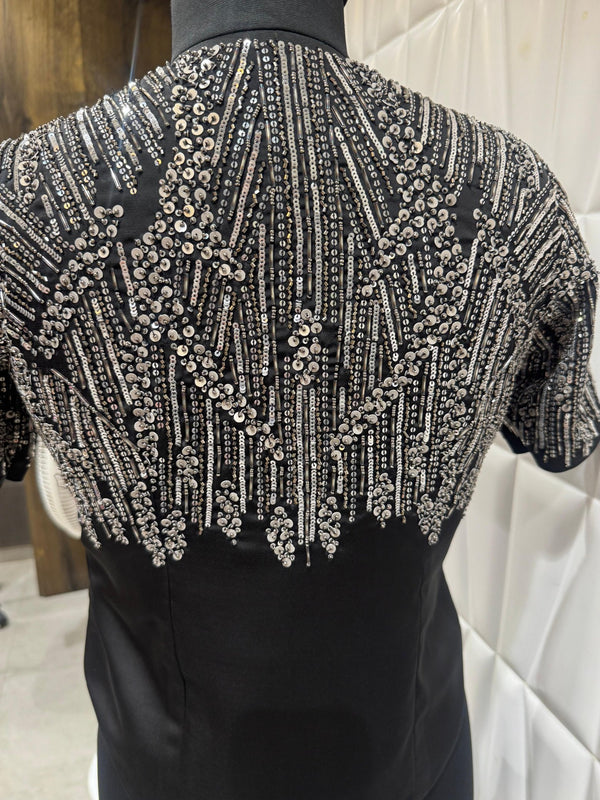 Trendy Designer Shimmer Dhoti Set for New York USA NRI Party Wear