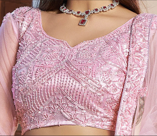 Luxury partywear lehenga for young sisters