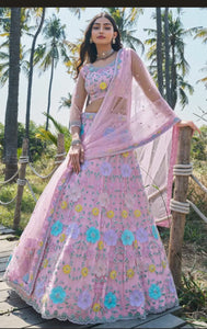 Bridesmaid designer lehenga for Chandigarh celebrations