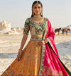 Chandigarh Bridal Styling: A Luxurious Heritage Silk Kalidar Lehenga