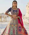 Buy Beautiful Designer Silk Lehenga for Bridal Styling in Kochi