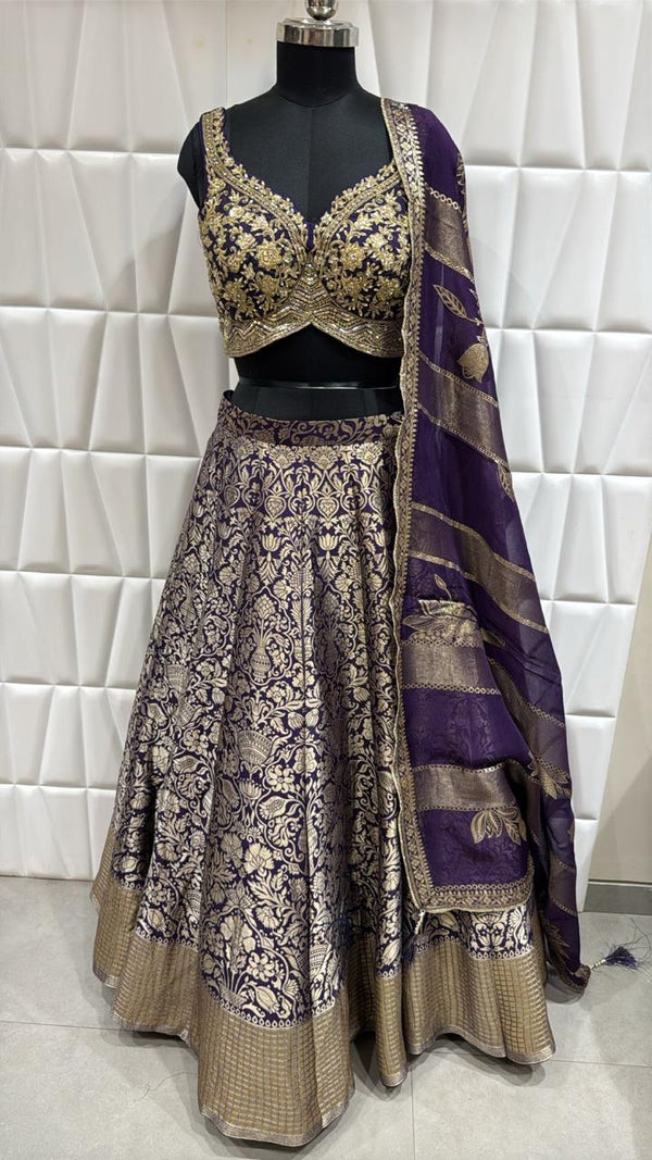 Original Live Bridal Banarasi Ghagra Choli, Jaipur, India