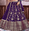 Custom-made designer silk lehenga choli for contemporary Indian bride