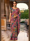 Multi-Color Premium HO Fabric Party Saree | BharatPlaza