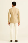 Wedding Designer Wear: Beige High-End Jodhpuri Suit