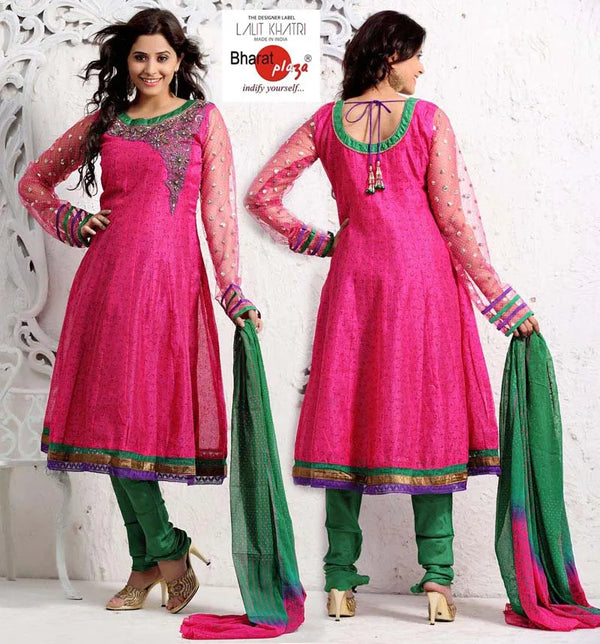 Pink Premium Cotton Party Wear Suit – Designer Readymade Salwar Suit