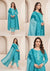 Teal Blue Cotton Printed Salwar Suit - Summer Wear Set