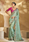 Sea Green Designer Saree for Oslo Indian Wedding Saree Collection