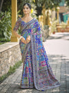 Royal HNI Multicolor Printed Viscose Saree – Festive Designer Wear