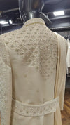 luxury indian groom sherwani in Toronto, Canada, with zari resham work bharatplaza