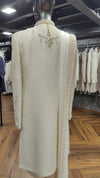 Handcrafted Traditional Ivory Silk Wedding Sherwani - Royal Groom Collection