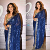 Sequins Saree for Party & Reception | Designer Faux Georgette Saree