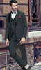 Black 3pc Wedding Party Tuxedo Suit