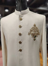 Designer Thai Silk Wedding Jodhpuri Suit For Grooms' Friends in Dallas, USA | BharatPlaza