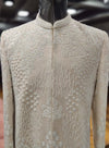 Closer Look Statement Luxury Ivory Designer Indo-Western Reception Outfit Paris