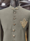 Handcrafted Sage Green Indo-Western for Fathers and Uncles in Dubai