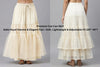 Premium 3 layer can can skirt for lehenga and saree with adjustable waist and elegant flare
