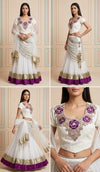 Ivory Designer Girlish Lehenga Set – Embroidered Festive Wear