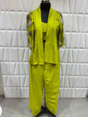 Luxury Pret Embellished Jacket Set for London UK Wedding Guest Fashion
