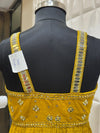 Mirror Embellished Silk Indo Western Set for New York USA NRI Events