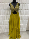 Mirror Embellished Designer Indo Western Outfit for London UK Wedding Guest Fashion