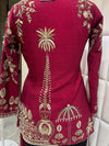 Designer Silk Embroidered Outfit Live Product Back Image for Udaipur Wedding Events