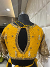 Back of Choli in Premium Indo Western Celebration Wear for Toronto South Asian Mehendi Party