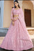 Candy pink lehenga for for friends at Mumbai sangeet parties