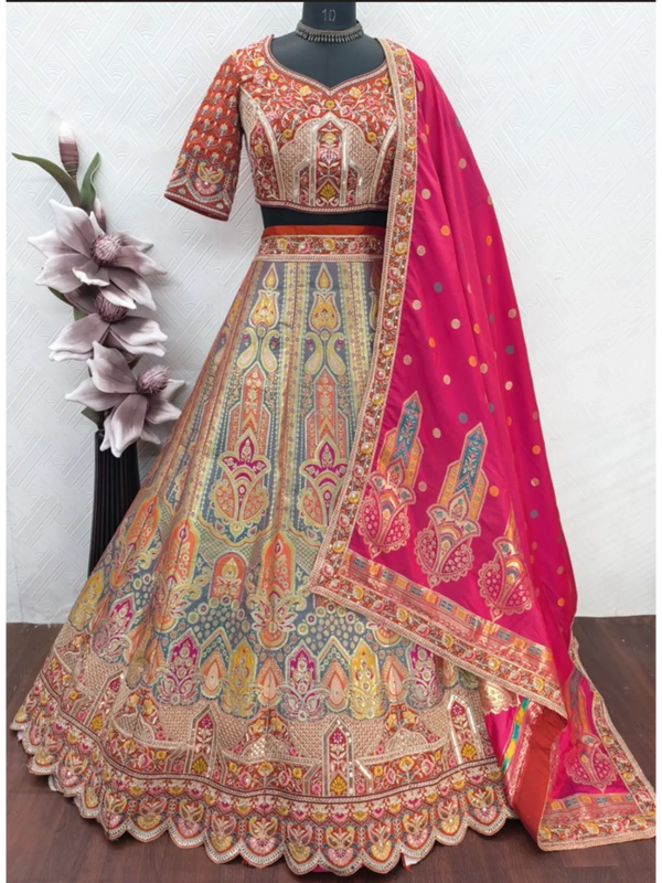 Luxurious bridal lehenga for brides from California