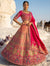 Elegant Couture Rani Pink Engagement Lehenga from Mumbai Designers