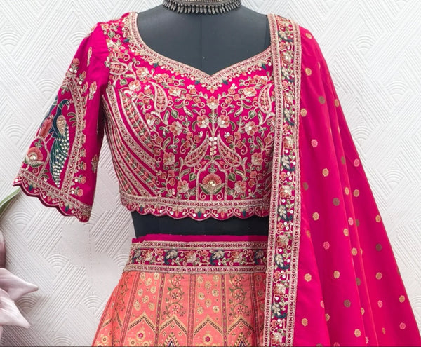 Delhi Engagement Celebrations: Designer Couture Lehenga Shopping