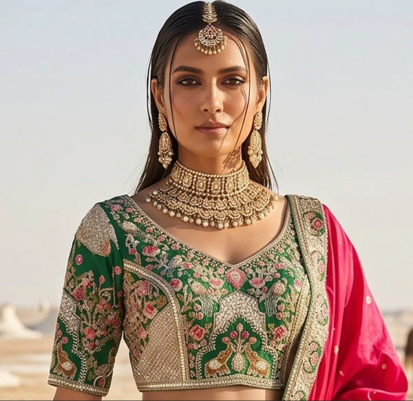 Singaporean Indian Brides' Royal Banarasi-Inspired Lehenga For Groom's Mom