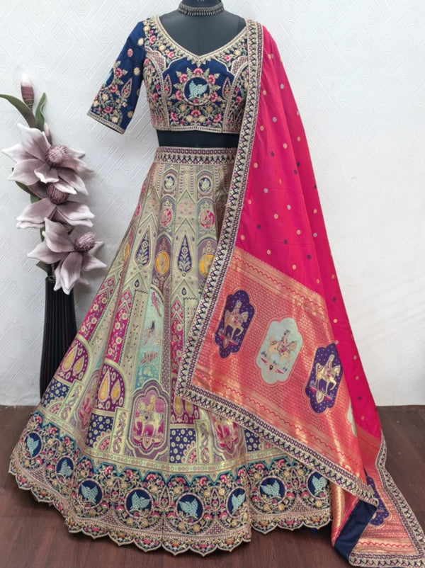 Elegant Heritage Indian Bridal Lehenga for South Asian Fashion in Vancouver