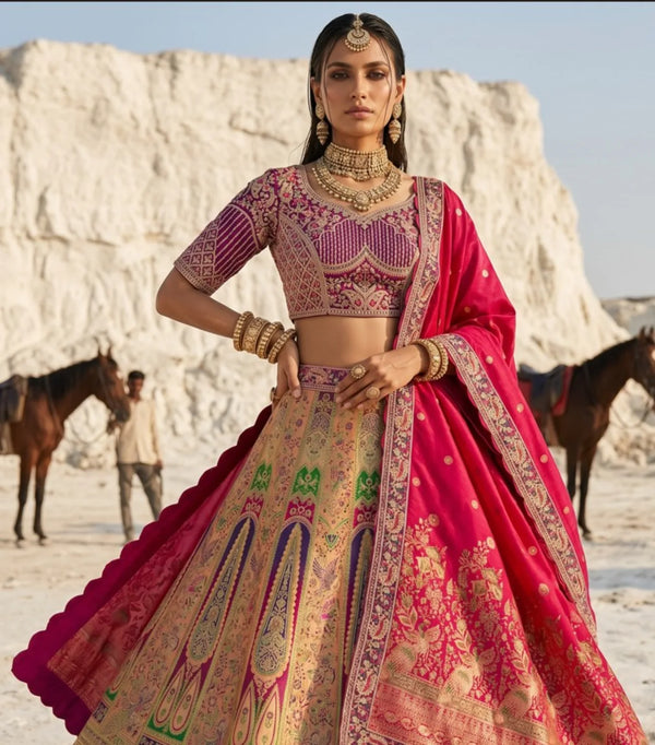 Pune Bridal Styling: An Exquisite Engagement Lehenga Online