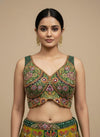 Live Original Floral Embroidered Ghagra Choli For Destination Wedding In Melbourne