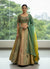 Pastel Mint Multi Color Ghagra Choli For Mehendi Event In Kolkata