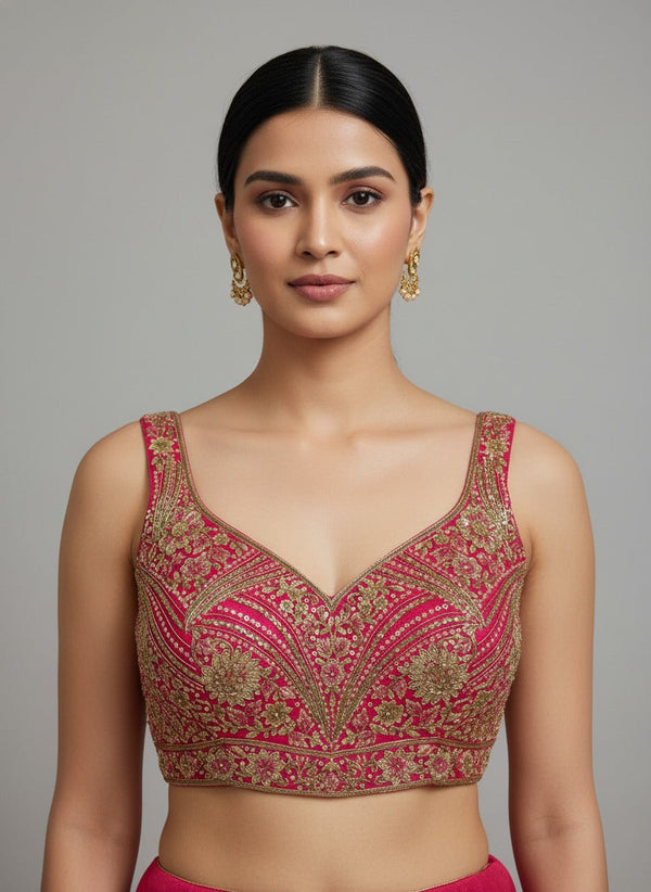 Bollywood Style Banarasi Bridal Lehenga Choli For Wedding In Delhi India