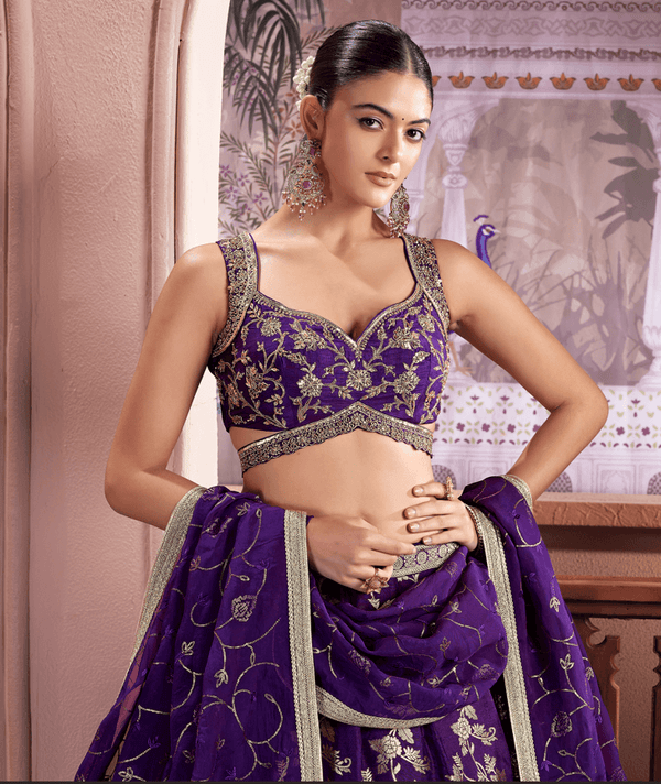 Royal Couture Indian wedding lehenga for sister of bride