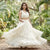Off White Georgette Flared Lehenga Set – Bridesmaid Party Wear