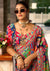 Vibrant Multicolor Premium HO Designer Saree with beautiful traditional print for wedding & festive wear | BharatPlaza