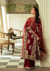 ethnic maroon sharara suit for evening engagement sangeet and festive occasions
