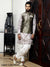 White Kurta with Steel Grey Party Modi Jacket for Men