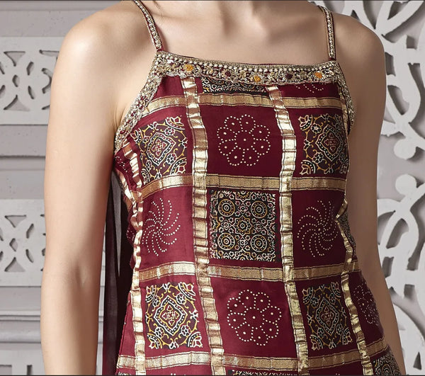 trendy boho palazzo suit women india