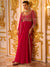 Full front view of Rani Pink embroidered Anarkali suit for Karwa Chauth in London