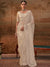Champagne Beige Premium Net Designer Saree showcasing exquisite zarkan and zircon stone work for wedding wear | BharatPlaza
